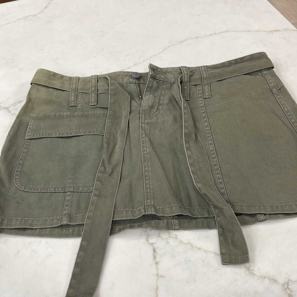 Joe Boxer mini skirt with tie belt
